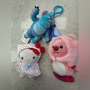 Hello Kitty 、James P. Sullivan、Loopy